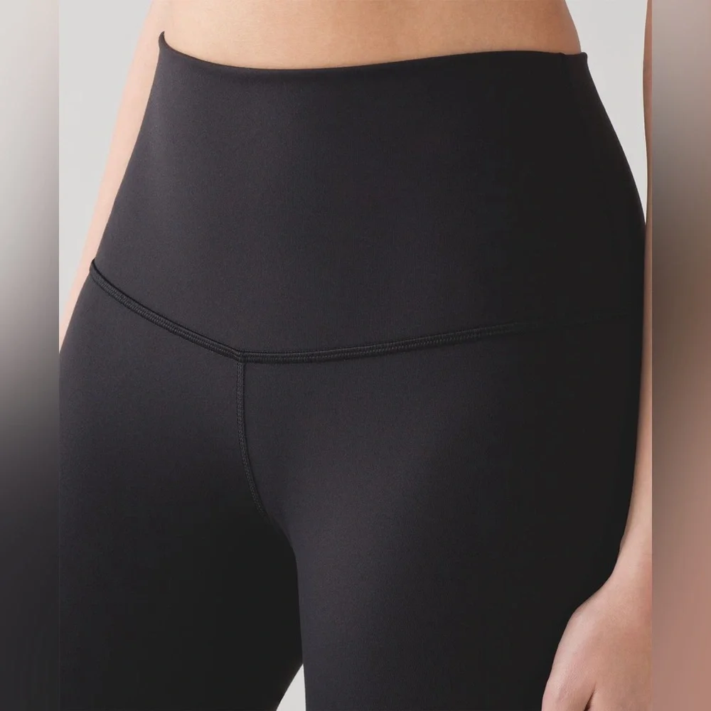 Lululemon Wunder Under Pant (Hi-Rise) (Mesh) Black - Picture 4 of 5